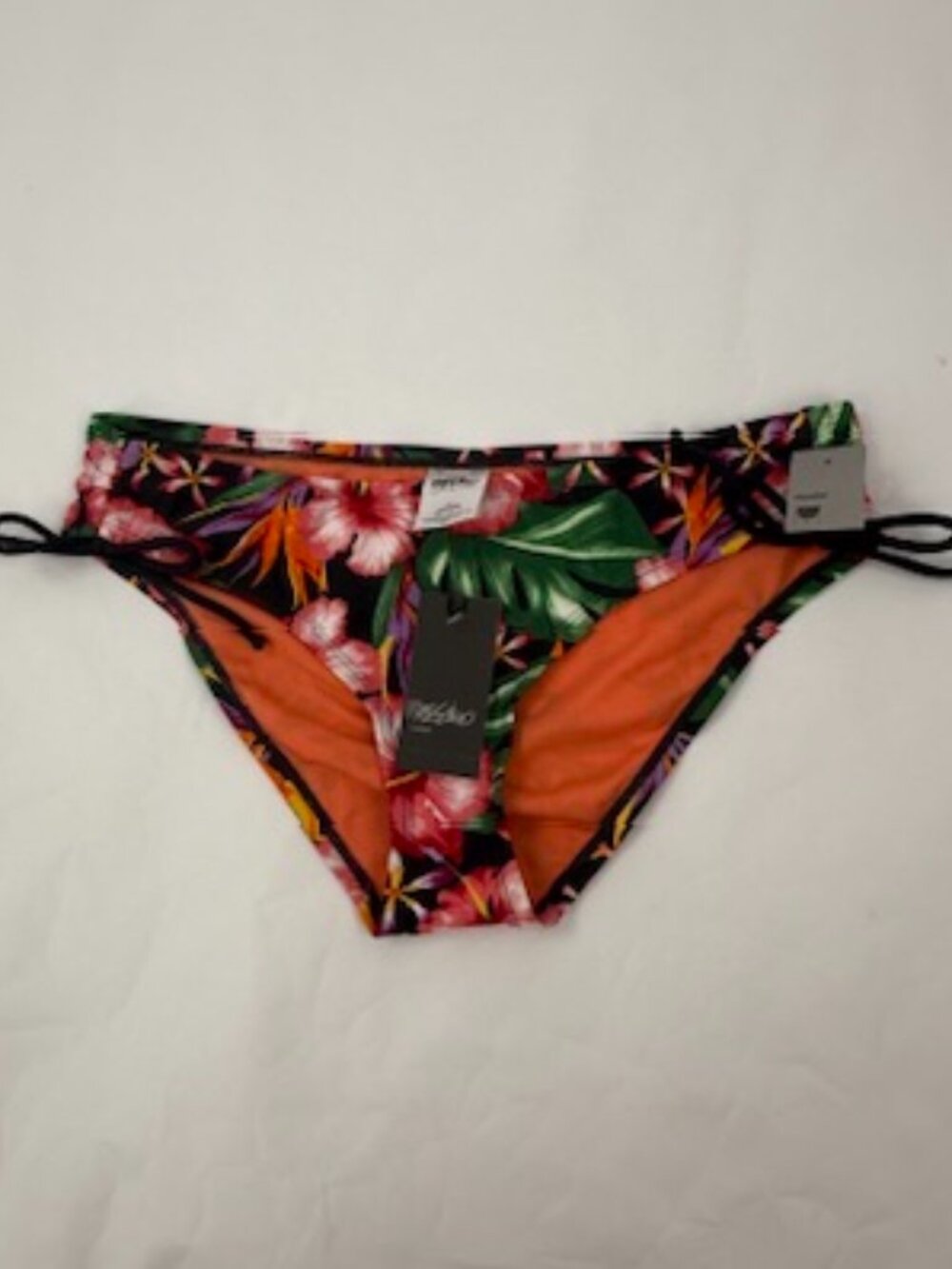 Mossimo Tropical Floral Hipster Bikini Bottom Size M NWT